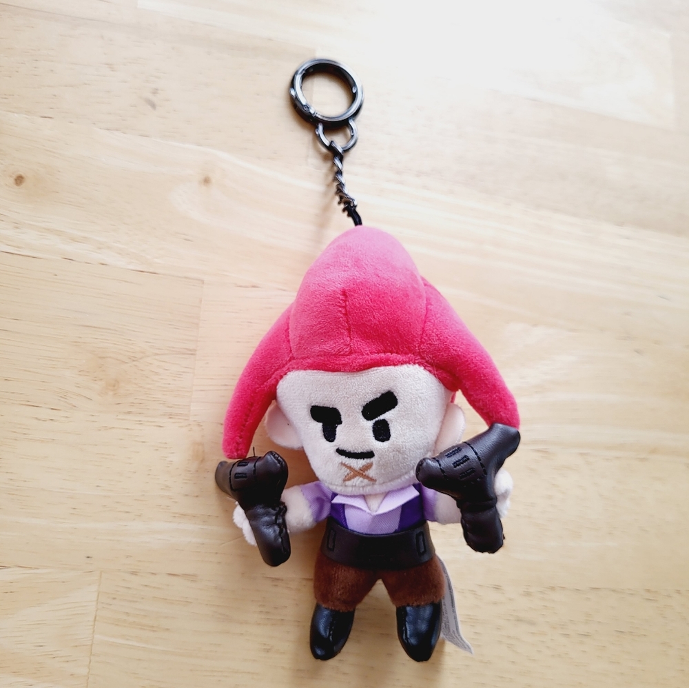 Brawl Stars Line Friends Plush Keychain Clip